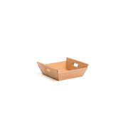 Емкость для подачи квадратная 21X21 h 7 см, дерево