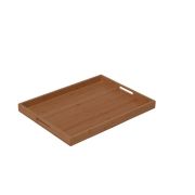 Поднос с 2 ручками  40x30 см h 3 см, бамбук