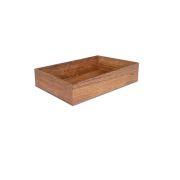 Диспенсер  для столовых приборов 28x15 см h 7 см, дерево