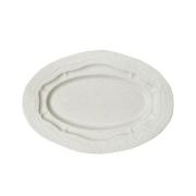 Блюдо овальное 37x25 см, h 2,5 см, цвет sable mat, Refectoire
