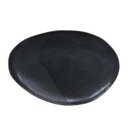 Блюдо овальное 25x36 см, h 2,5 см, цвет noir, Wabi
