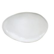 Блюдо овальное 25x36 см, h 2,5 см, цвет blanc, Wabi
