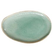 Блюдо овальное 25x36 см, h 2,5 см, цвет vert, Wabi