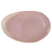 Блюдо овальное 25x36 см, h 2,5 см, цвет rose, Wabi