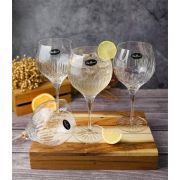 Набор бокалов для коктейля 650 мл Diamante Gin Glass, хрустальное стекло, 4 шт.
