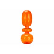 Ваза D8XH19,5CM, стекло, цвет оранжевый