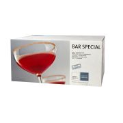 Набор бокалов «блюдце» для шампанского и игристых вин BAR SPECIAL 281 мл, h=15,2 см, d=10,6 см, хрустальное стекло, 6 шт.