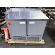 Стол холодильный HICOLD GNE 11/TN W с бортом
