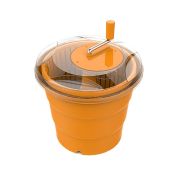 Центрифуга для сушки листьев салата 20 л,оранжевый цвет корпуса, KAP