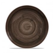 Тарелка мелкая d21,7см, без борта, Stonecast Patina, цвет Iron Black