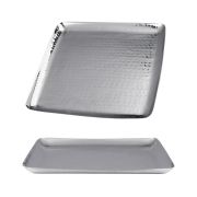 Поднос металлический 26*26*1,5 см   P.L.--Hotelware