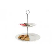 ETAGERE WHITE 2 LEVELS D26-D19X30