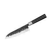 SBL-0095/K Нож кухонный «Samura BLACKSMITH» Сантоку 182 мм, AUS-8, микарта