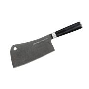 SM-0040B/K Топорик кухонный «Samura Mo-V Stonewash» 180 мм, G-10