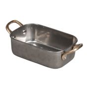Мини-сковородка, 500 мл, 14*9.5 см, h=4.5 см, нержавейка  P.L.