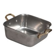 Мини-сковородка, 800 мл, 14*14 см, h=5.5 см, нержавейка  P.L.