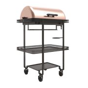 Станция с мармитом,на колесиках,медное напыление 69*60*104 см. P.L.--Hotelware