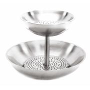 Стойка 2-х ярусная для подачи морепродуктов 40*40*33 см P.L.--Hotelware