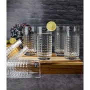 Набор стаканов высоких Mixology Charme 480 мл , хрустальное стекло, 6 шт.