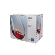 Набор бокалов для вина Bordeaux 591 мл, h=26,1 см, d=9 см, DIVA, хрустальное стекло, 6 шт.