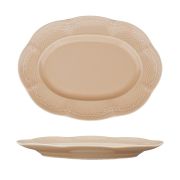 Блюдо овальное 30 см, фарфор,серия «Aristocrat-Peach Tea», Noble