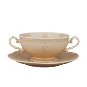 Бульонная пара 280 мл, фарфор,серия «Aristocrat-Peach Tea», Noble