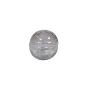 Салатник с крышкой «Шар» прозрачный 7 см Crackled glass