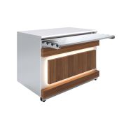 Прилавок нейтральный Luxstahl ПН-1200 Premium