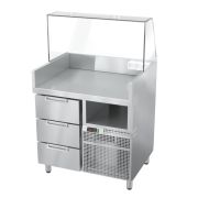 Станция для бургеров и хот-догов БАВАРИЯ БХС-900.700-02-4 (с лайт-боксом)