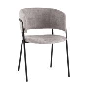 Стул-кресло «Настурция NEW, букле» с мягким сиденьем (окрашенный каркас)