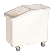 Контейнер для сыпучих продуктов  82 л 340*720*710 мм. (-40°C /+70°C) п/п на колесах, с совком, белый GP /1/4/