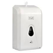 Дозатор для жидких растворов Puff, 1300мл, белый, пластиковый Puff-8186 (1402.184)