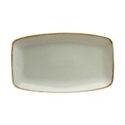 Тарелка прямоугольная 31*18 см фарфор цвет серый Seasons