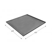 Лист подовый плоский стальной 660*600*12,5 (В235.00.00.000) для ТС1