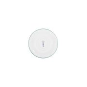 Блюдце для чайной чашки 15 см, кант зеленый, Vaso Piccolo DS19
