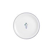 Тарелка мелкая 28 см, кант синий, Vaso Piccolo DS17