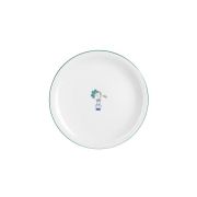 Тарелка мелкая 28 см, кант зеленый, Vaso Piccolo DS18