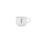 Чашка чайная 200 мл, кант синий, Vaso Piccolo DS19