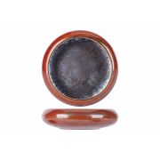 Розетка с закругленным бортом d 9 см h 2,9 см, Elements Maroon