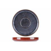 Блюдце d 11 см h 1,6 см, Elements Maroon