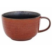 Суповая чашка с ручкой/ кружка 500 мл, d 12,5 см h 8 см, Elements Maroon