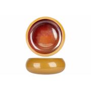 Салатник с закругленным бортом d 20 см h 9 см, Elements Mustard