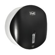 Диспенсер туалетной бумаги Рuff-7145Bl, черный, с замком, ABS-пластик