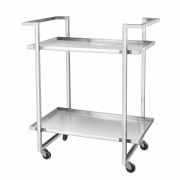 Тележка сервировочная,нержавеющая сталь 85*50*105 см. P.L.--Hotelware