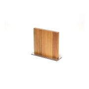 Подставка для ножей магнитная 28x9 см h 24,5 см, дерево (акация)