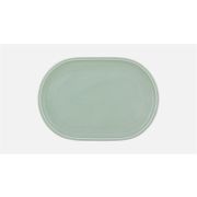 Блюдо овальное 23,2x16,1 см, h 2 см, FROST, Shiro Glaze