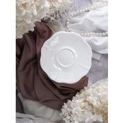 Блюдце d 16 см h 2,2 см (для чашек арт. CDF GR14, CDF GR15), фарфор, Grazia