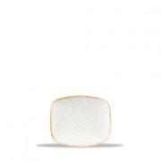 Блюдо прямоугольное CHEFS 15,4х12,6см, без борта, Stonecast, цвет Barley White