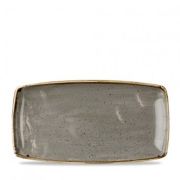 Блюдо сервировочное 35х18,5см, без борта, Stonecast, цвет Peppercorn Grey