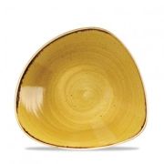 Салатник треугольный 0,37л d18,5см, без борта, Stonecast, цвет Mustard Seed Yellow